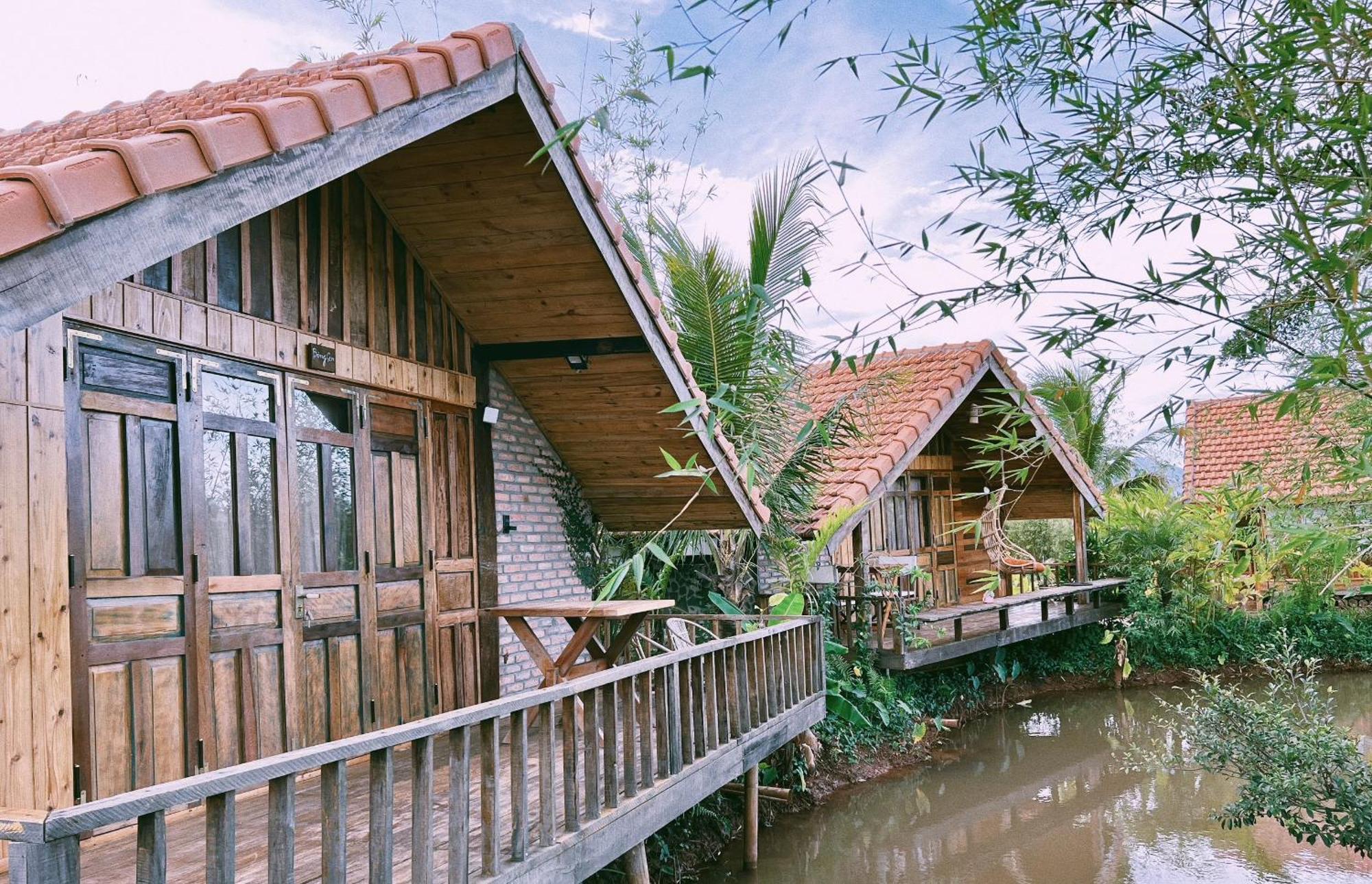 Moc An Nhien Farmstay Plây Ku Exterior foto